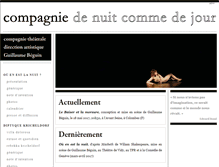 Tablet Screenshot of denuitcommedejour.ch